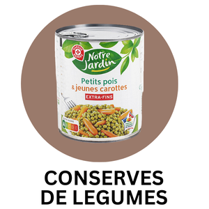 CONSERVES DE LEGUMES