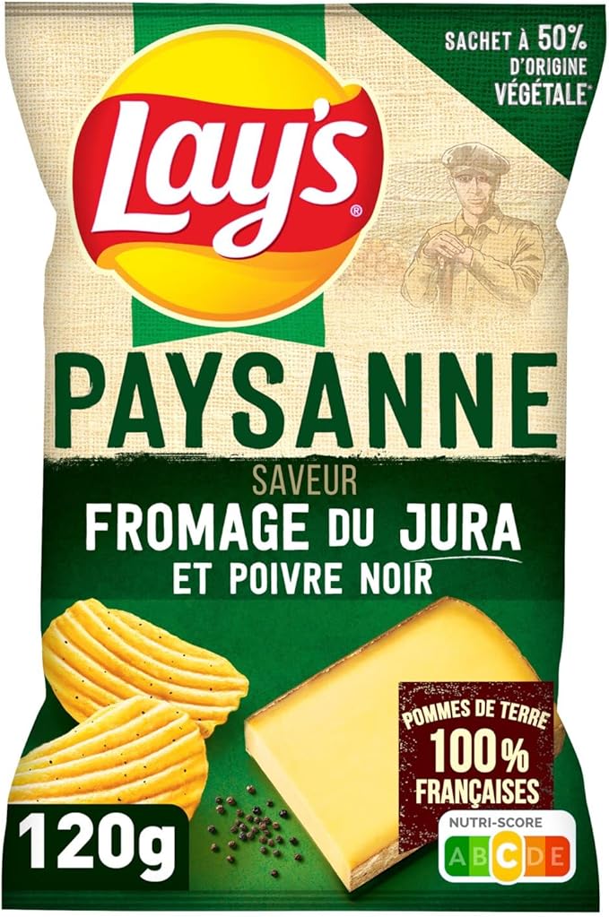 CHIPS FROM.JURA 120G LAYS