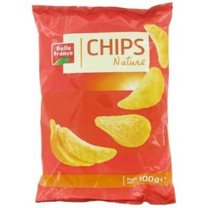 S.ALU.100G.CHIPS NAT.  BF