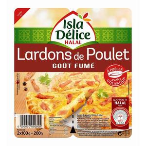 LARDONS POULET FUME HALAL 200G