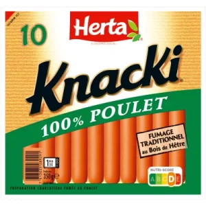 KNACKI POULET *10 350G HERTA