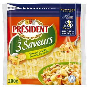 RAPE 3 FROMAGES 200G PRESIDENT
